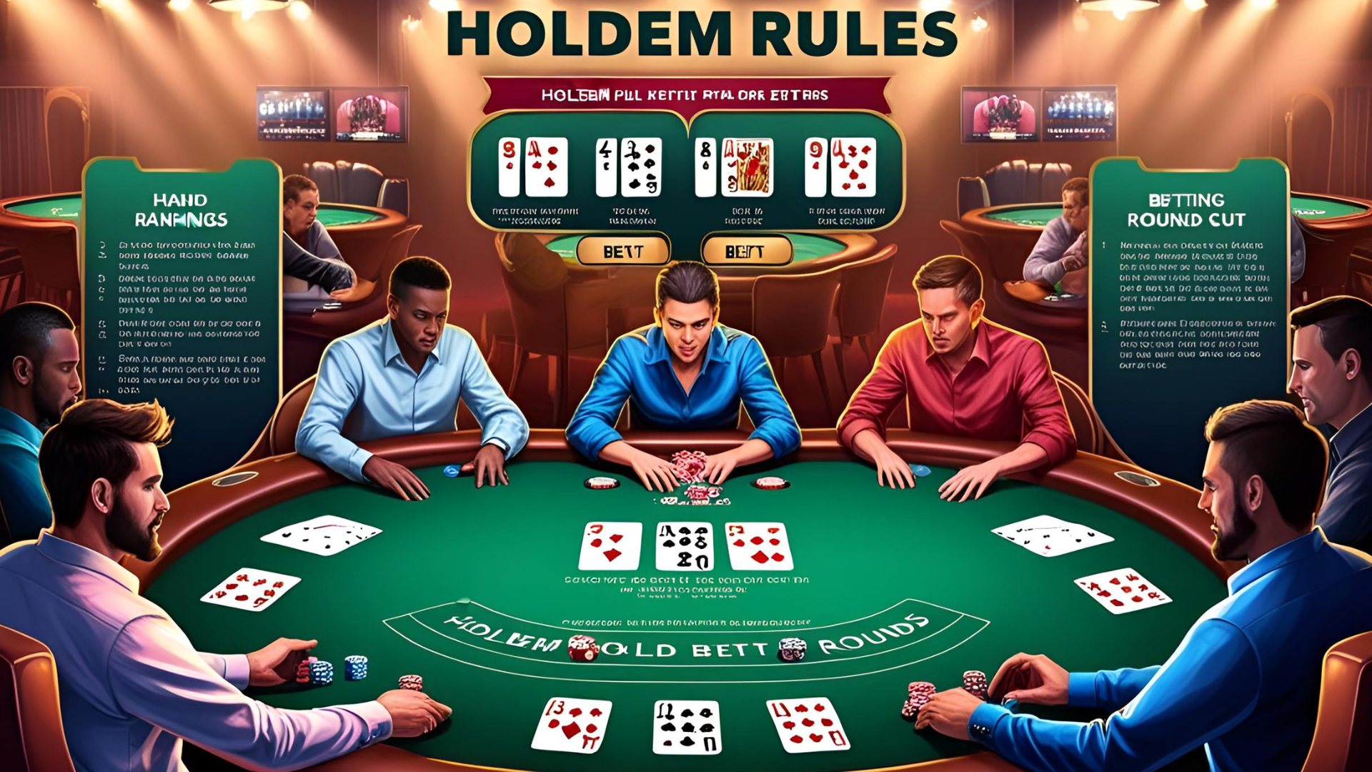 德州撲克技巧 德州撲克遊戲流程